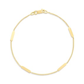9ct Gold Bar Bracelet - G64116