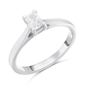 Platinum Diamond Solitaire Engagement Ring - 51pts - H/VS1 - H051261
