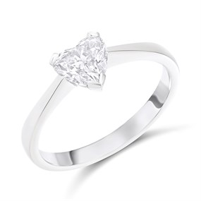 Platinum Diamond Solitaire Engagement Ring - 1.16ct - K/SI2 - H11231