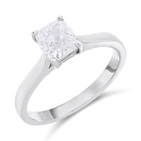 Platinum Diamond Solitaire Engagement Ring - 1.5ct - G/I1 - H15101