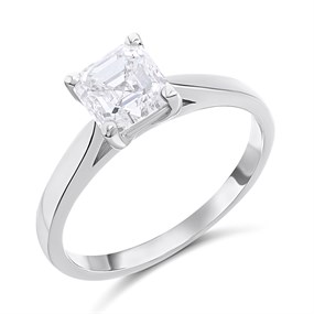 Platinum Diamond Solitaire Engagement Ring - 1.7ct - H/SI1 - H1715