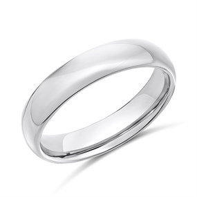Tungsten Polished Ring- 5mm - J0906