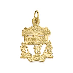 9ct Gold Liverpool FC Cut Out Crest Pendant - J2252