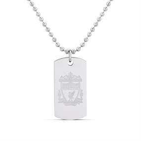 Stainless Steel Liverpool FC Dog Tag Necklace - J2298