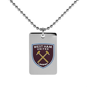 Stainless Steel West Ham FC Necklace - J2594