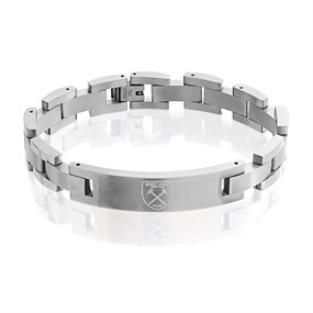 Stainless Steel West Ham FC ID Bracelet - J2596