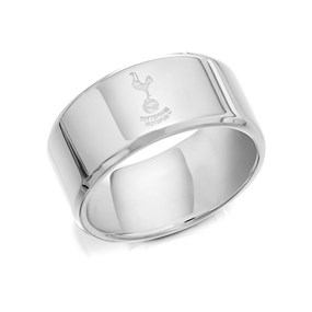 Stainless Steel Tottenham Hotspur FC Band Ring - J2790