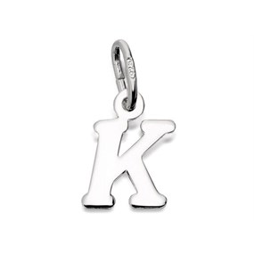 Silver Initial K - J3736