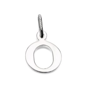 Silver Initial O - J3740