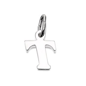 Silver Initial T - J3745