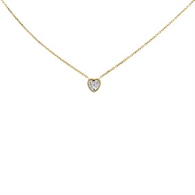 Fossil JF03937710 Gold Tone  Heart Necklace - J49270
