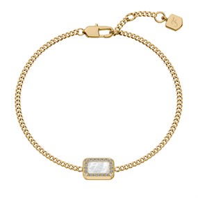 Fossil JF04998710 Yellow IP Mother Of Pearl Bracelet - J49426
