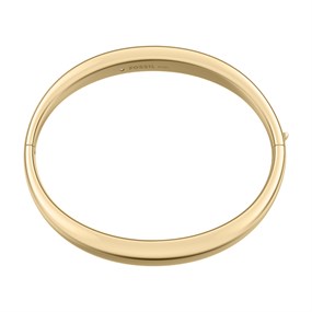 Fossil JF05000710 Yellow IP Graduated Hinged Bangle - J49430