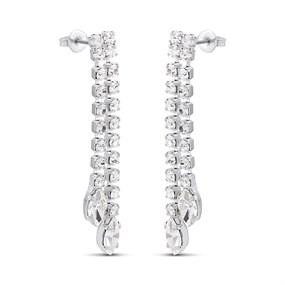 Diamante Marquise Drop Earrings - J5111