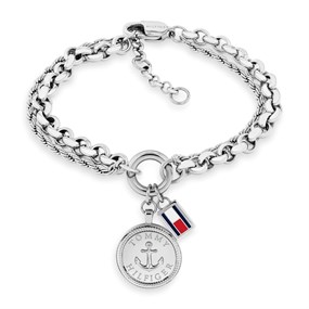 Tommy Hilfiger 2781024 Stainless Steel Charm Bracelet - J7384