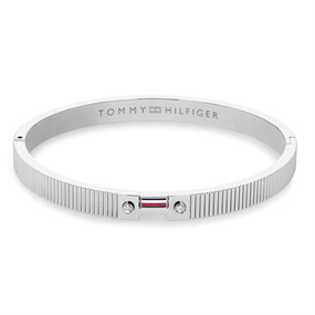 Tommy Hilfiger 2781047 Stainless Steel Crystal Bangle - J7389