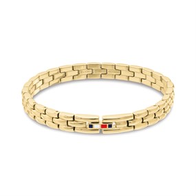 Tommy Hilfiger 2781088 Stainless Steel Gold Tone Bracelet - J7397
