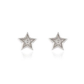 Cachet Luna Cubic Zirconia Star Stud Earrings - J74114