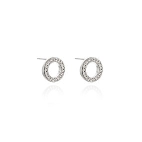 Cachet Elana Cubic Zirconia Circle Stud Earrings - J74130