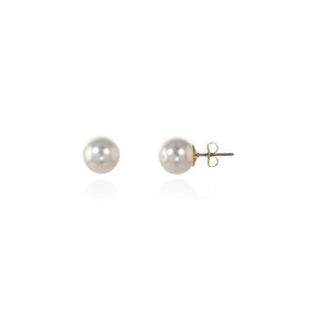 Cachet Gold Tone Simulated Pearl Stud Earrings - J7441