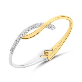 Anne Klein Crystal Twist Bangle - J78410
