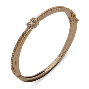Anne Klein Crystal Knot Bangle - J78418