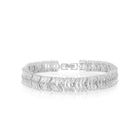 Crystal Allure CZ Baguette Bracelet - J79118
