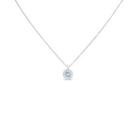 Crystal Allure Aqua Crystal Necklace - J8064