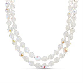 Crystal Allure Double Strand Crystal Necklet - J8096