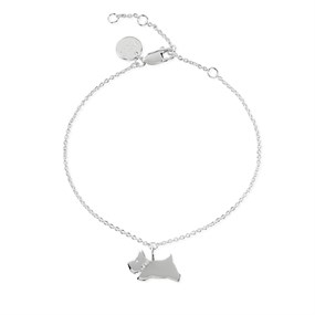 Radley RYJ3217 Silver Leaping Dog Diamond Bracelet - J81126