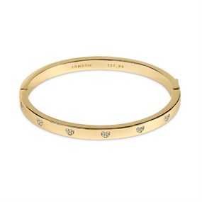 Radley RYJ3554S Gold Tone Heart CZ Bangle - J81943