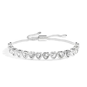 Radley RYJ3435S Silver Tone Stone Heart Bracelet - J81965