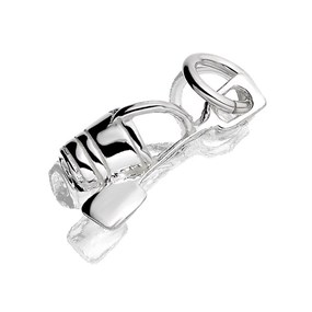 Silver Bucket And Spade Charm - J9269