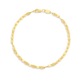 AUREUS Silver & 9ct Bonded Gold Valentino Bracelet - M3751