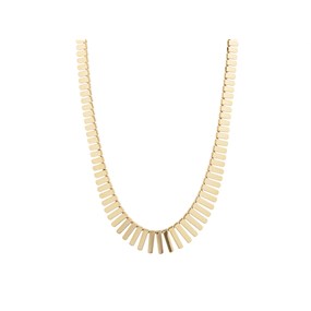 Rolled Gold Cleopatra Necklet - 18.5in - EXCLUSIVE - M9801