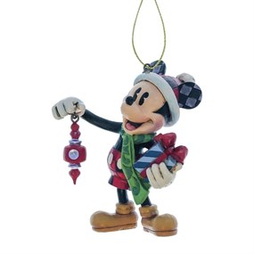 Disney Traditions 6017546 Mickey Holding Gifts Hanging Ornament - P01653