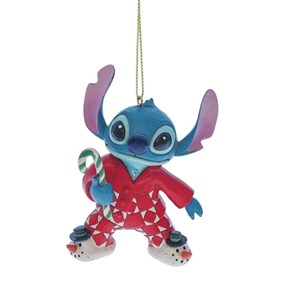 Disney Traditions 6017543 Stitch In PJ's Hanging Ornament - P01655