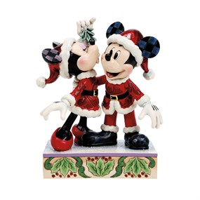 Disney Traditions 6018709 Mickey And Minnie Mistletoe - P01704