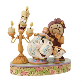 Disney Traditions 6018724 Lumiere And Friends - P01717