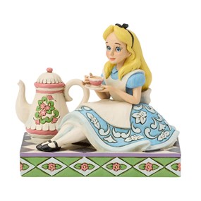 Disney Traditions 6018925 Alice With Teapot - P01723