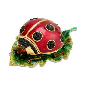 Treasured Trinkets Ladybird Trinket Box - P12192