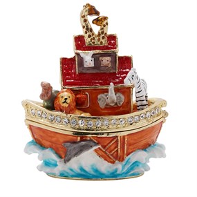 Treasured Trinkets Noah's Ark Trinket Box - P12199