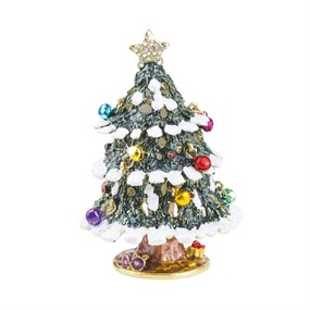 Craycombe Trinkets Snowy Christmas Tree - P1308