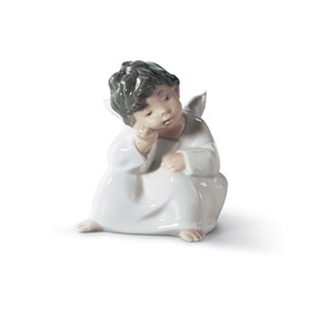 Lladro 01004539 Angel Thinking - P4334