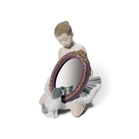 Lladro 01008572 A Purr-Fect Reflection - P4385