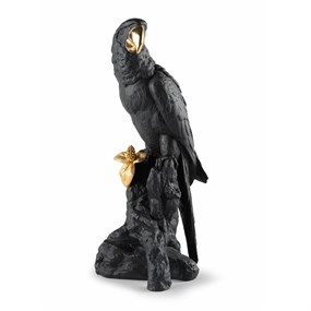 Lladro 01009577 Macaw Black/Gold - Limited Edition - P44119