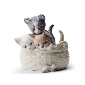 Lladro 01008693 Curious Kittens - P4415