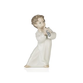 Lladro 01004540 Angel With Flute - P4485