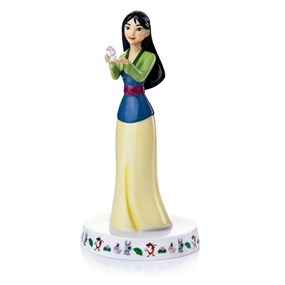 Mulan Imitation Birthstone Figurine (April - Diamond) - P46119