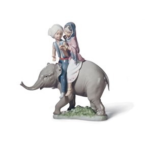 Lladro 1005352 Hindu Children - P4770